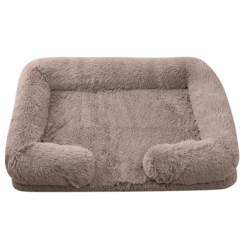Plush Dog Bed with Removable Cover – 4 Sizes & 20 Colours