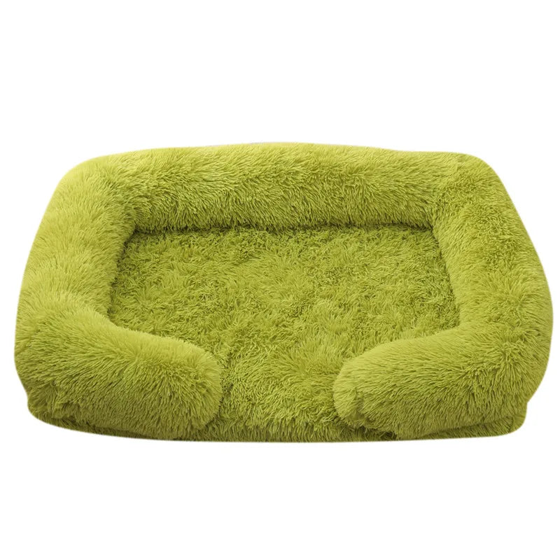 Plush Dog Bed with Removable Cover – 4 Sizes & 20 Colours