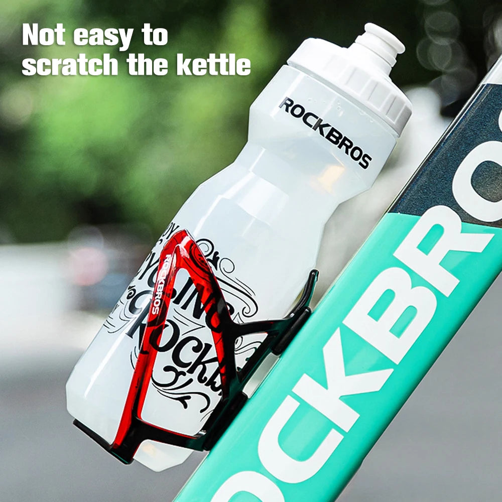 ROCKBROS 750ml Cycling Water Bottle & Holder Set – 2-Piece Sports Hydration Kit