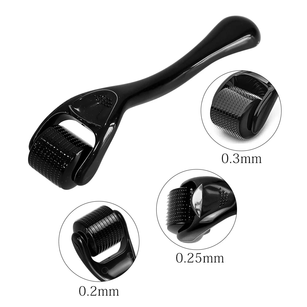 Titanium Derma Roller – Micro Needle Roller for Hair Regrowth, Beard Growth & Face Beauty
