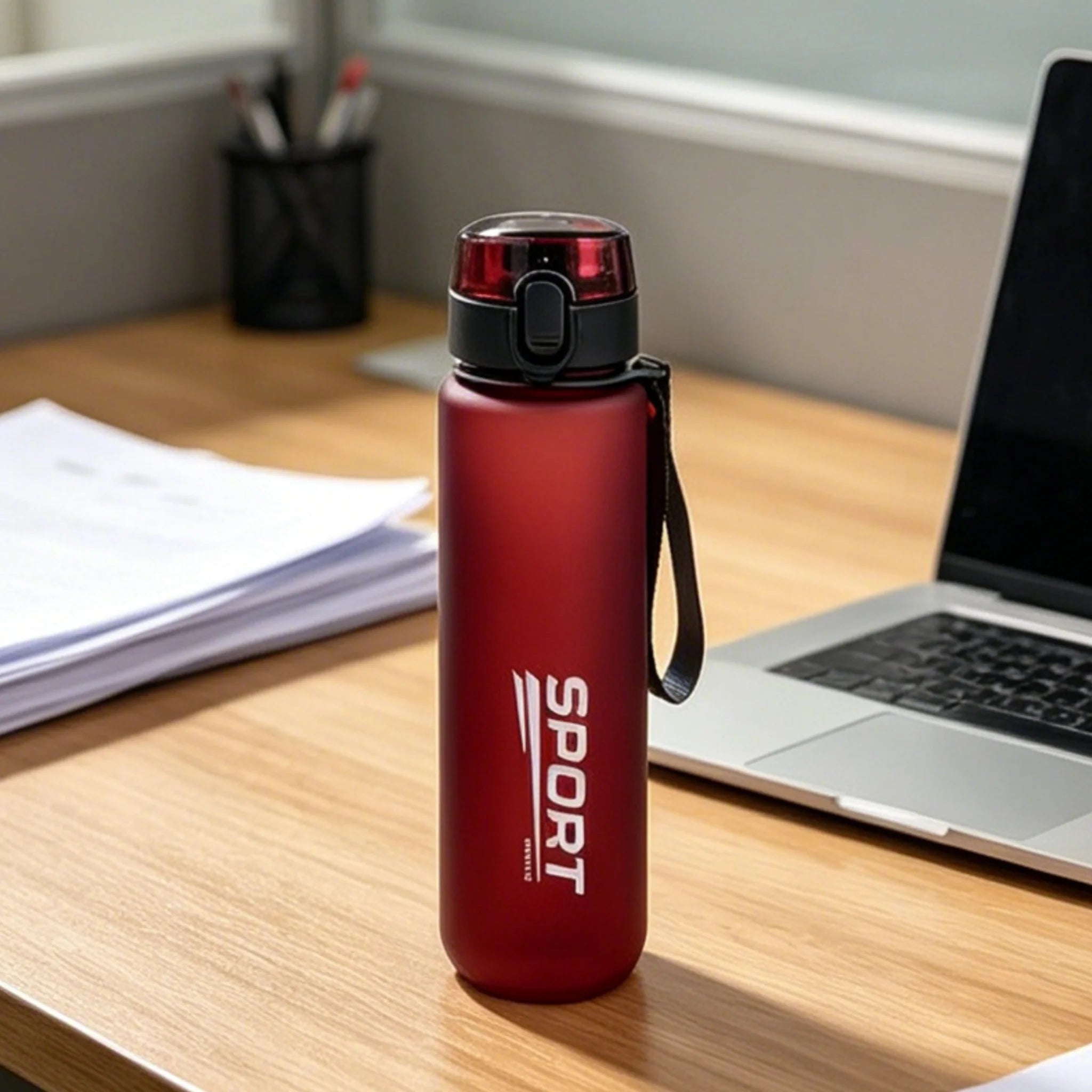 Leak-Proof Sports Water Bottle – BPA-Free Travel & Gym Bottle (400ml / 560ml)