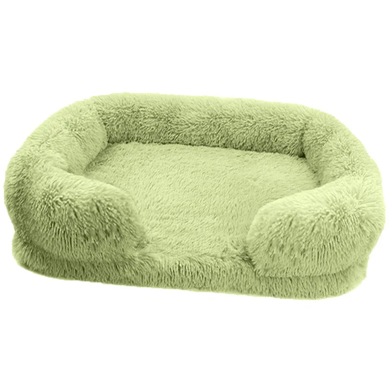 Plush Dog Bed with Removable Cover – 4 Sizes & 20 Colours