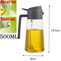Oil Spray & Pour Bottle – Refillable Kitchen Oil Sprayer for Cooking, BBQ & Air Fryer