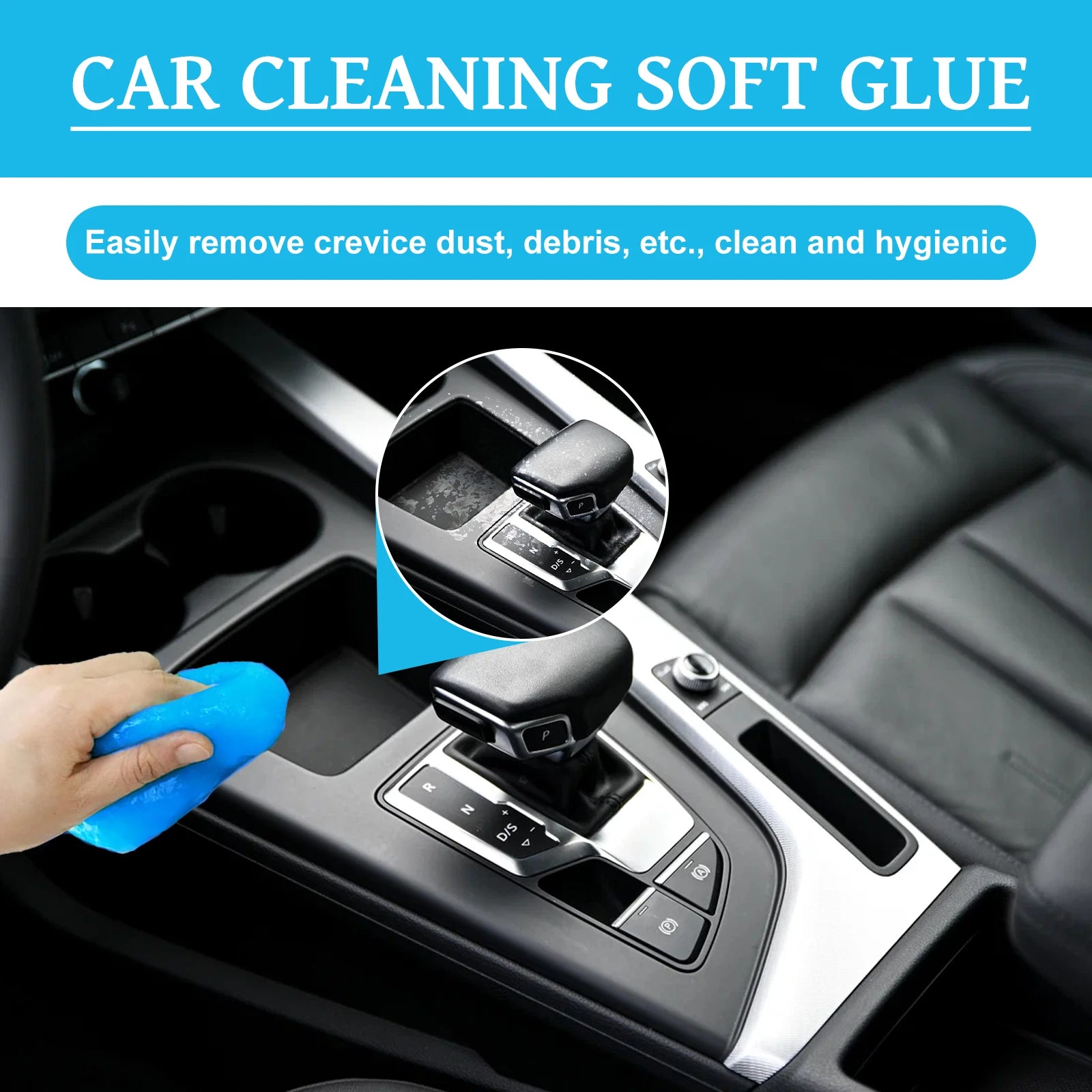 Multipurpose Cleaning Gel – Car Interior, Keyboard & Home Dust Remover