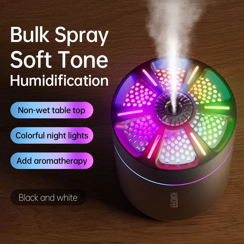 180ML Aroma Diffuser & Air Humidifier with Colour-Changing Lights
