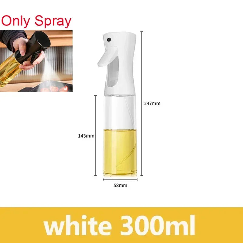 Oil Spray & Pour Bottle – Refillable Kitchen Oil Sprayer for Cooking, BBQ & Air Fryer