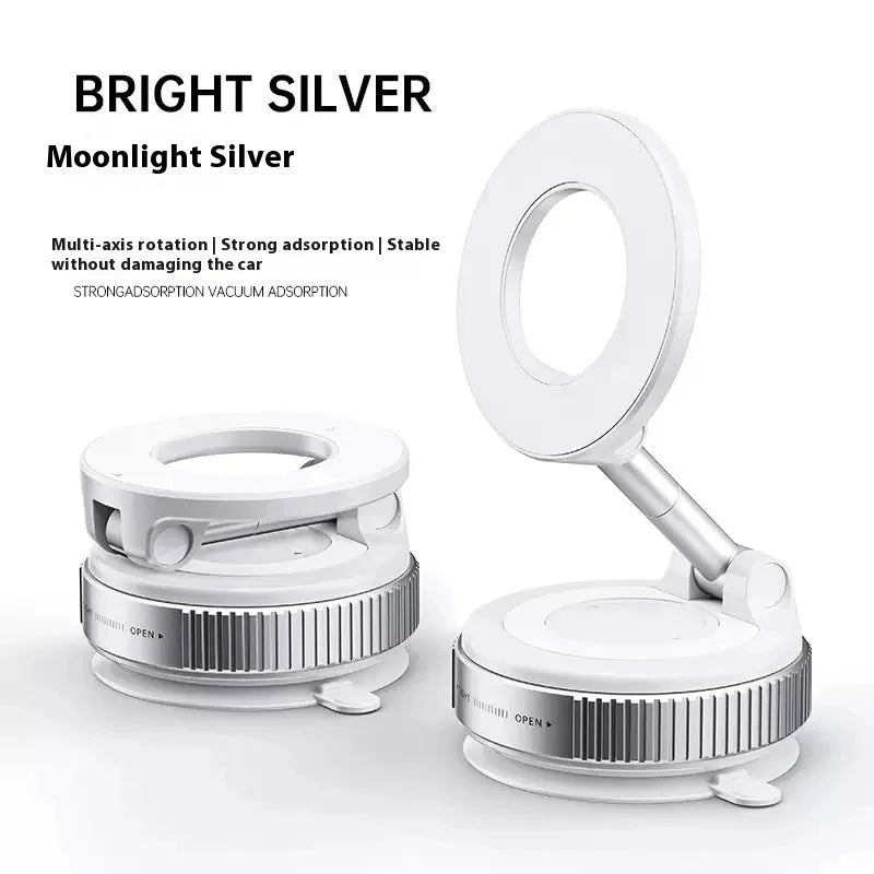 360° Magnetic Car Phone Holder – Universal Suction Mount