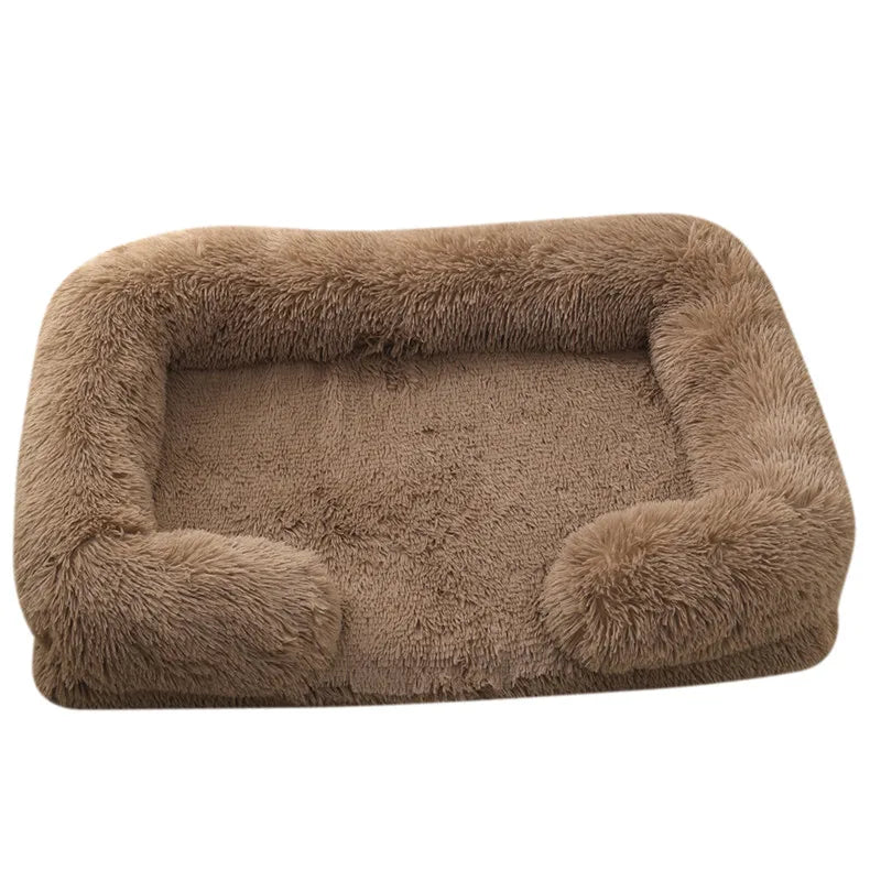 Plush Dog Bed with Removable Cover – 4 Sizes & 20 Colours