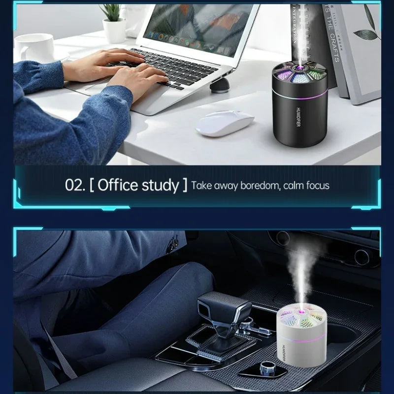 180ML Aroma Diffuser & Air Humidifier with Colour-Changing Lights