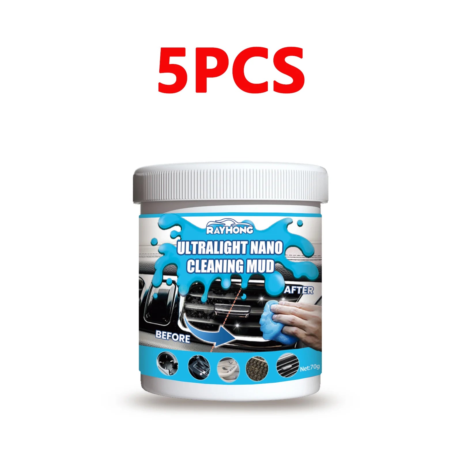 Multipurpose Cleaning Gel – Car Interior, Keyboard & Home Dust Remover