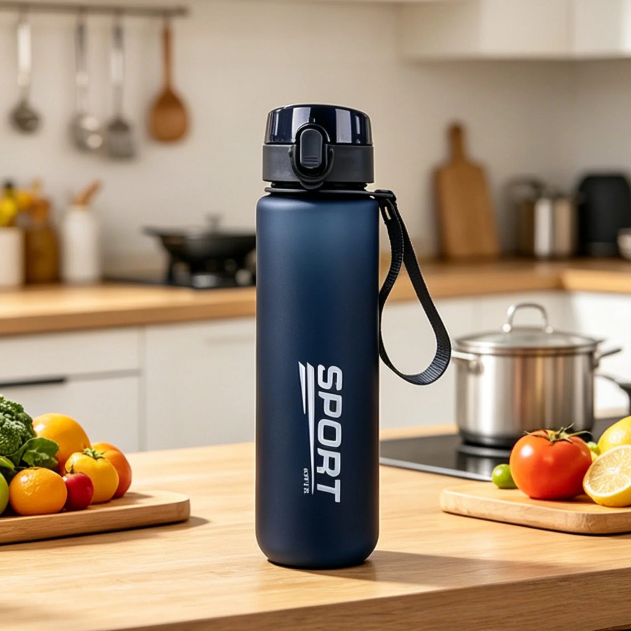 Leak-Proof Sports Water Bottle – BPA-Free Travel & Gym Bottle (400ml / 560ml)