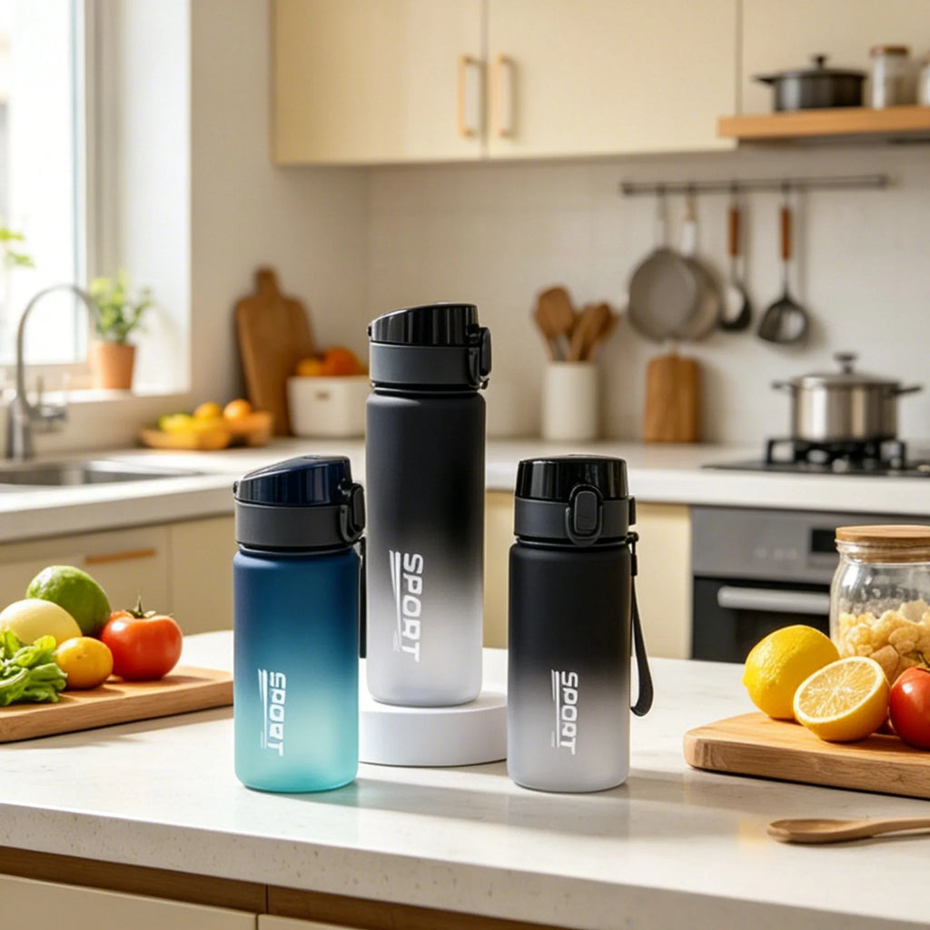 Leak-Proof Sports Water Bottle – BPA-Free Travel & Gym Bottle (400ml / 560ml)