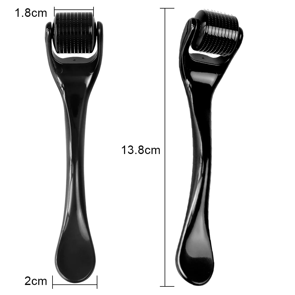 Titanium Derma Roller – Micro Needle Roller for Hair Regrowth, Beard Growth & Face Beauty