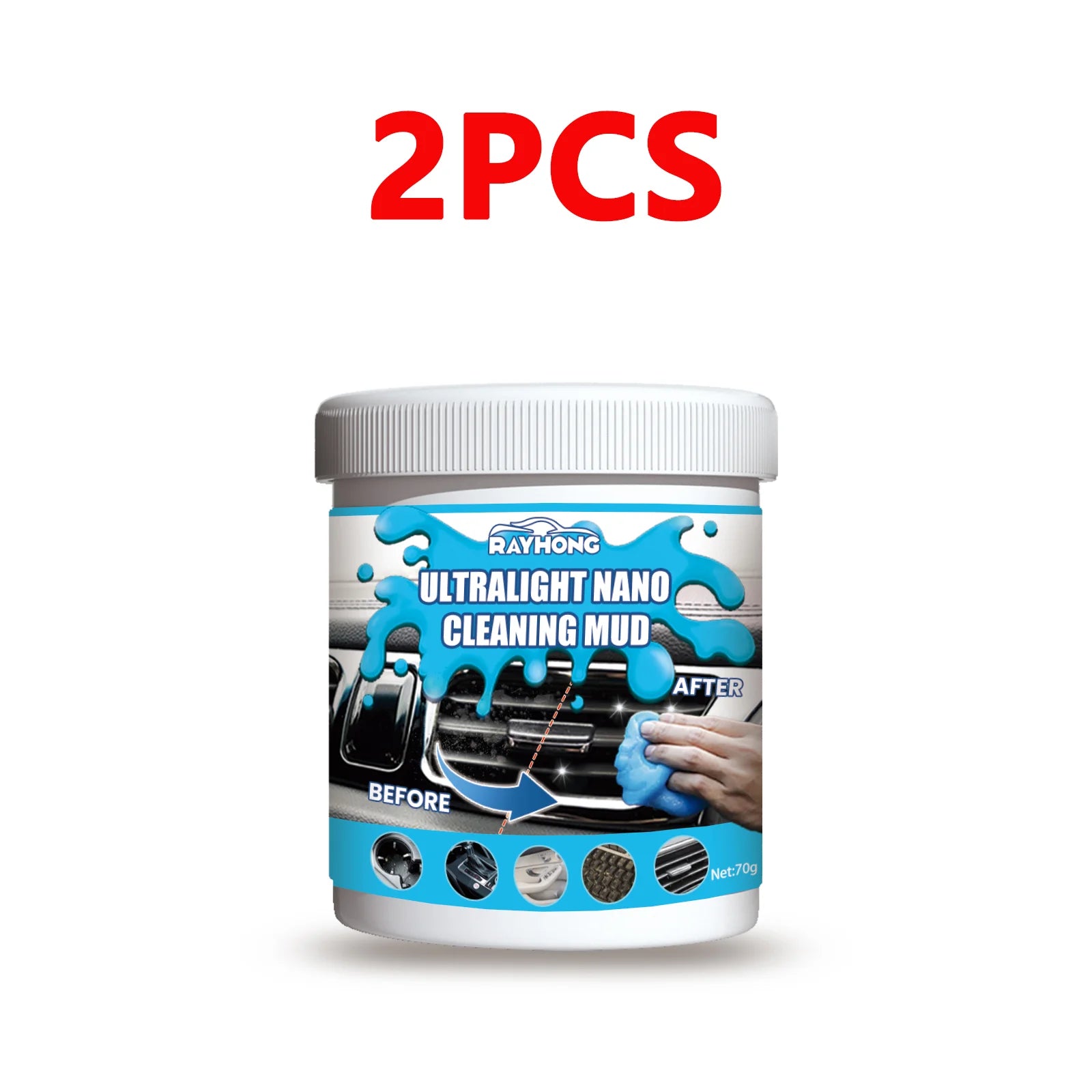 Multipurpose Cleaning Gel – Car Interior, Keyboard & Home Dust Remover