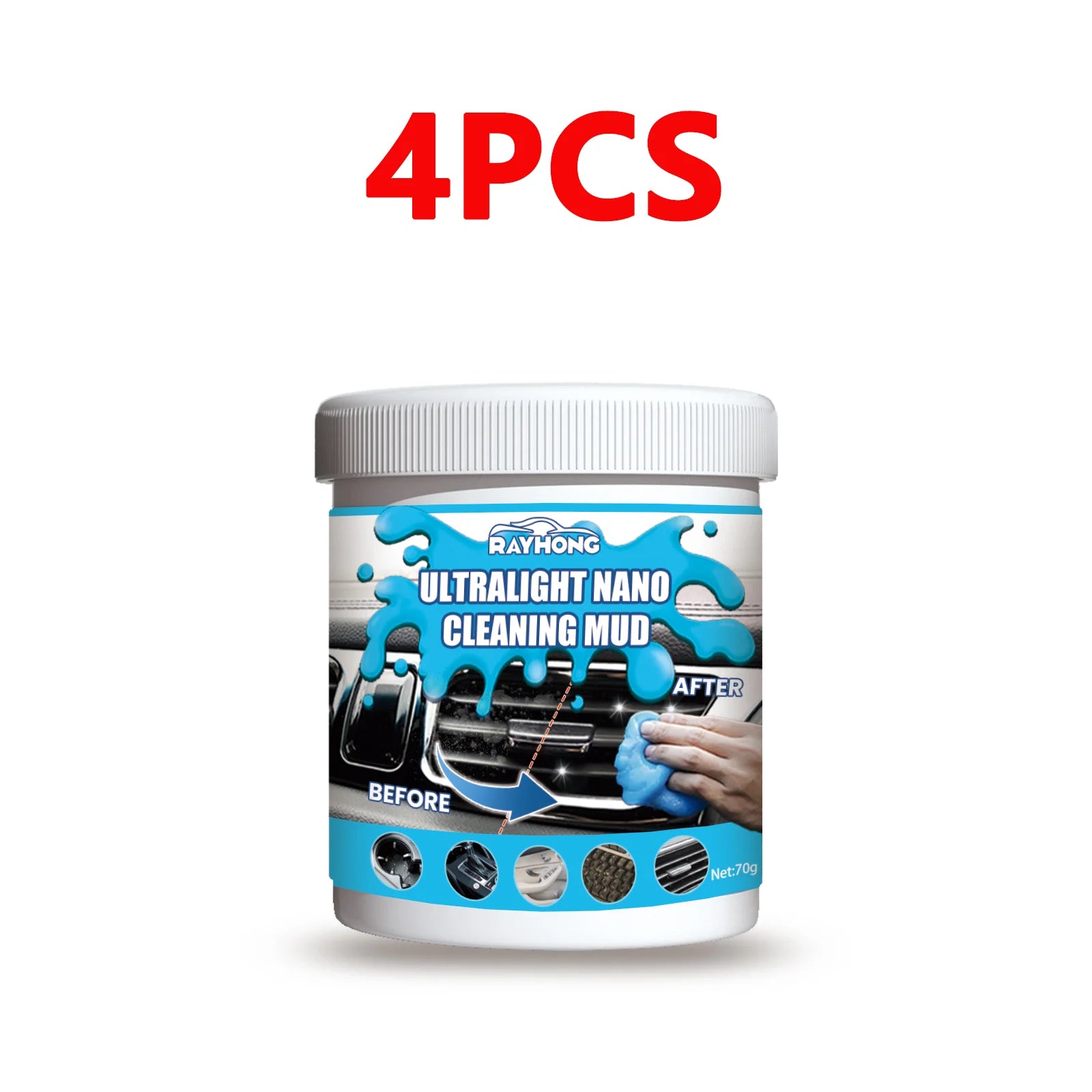 Multipurpose Cleaning Gel – Car Interior, Keyboard & Home Dust Remover