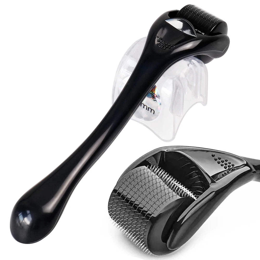 Titanium Derma Roller – Micro Needle Roller for Hair Regrowth, Beard Growth & Face Beauty