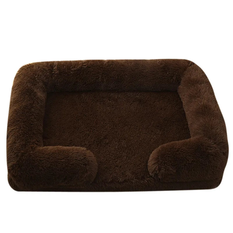 Plush Dog Bed with Removable Cover – 4 Sizes & 20 Colours