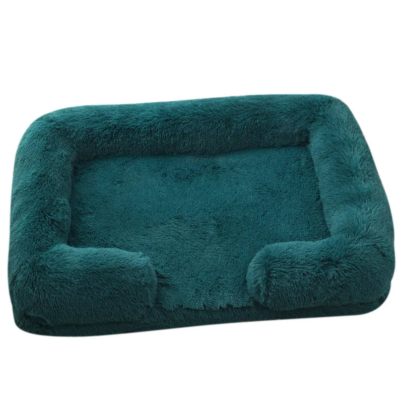 Plush Dog Bed with Removable Cover – 4 Sizes & 20 Colours