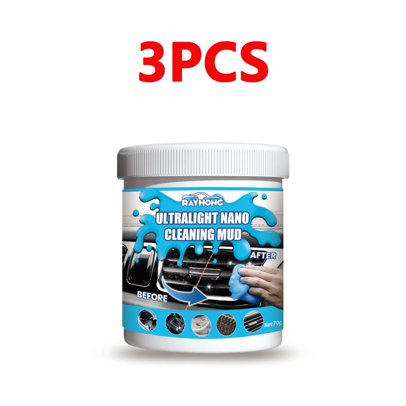 Multipurpose Cleaning Gel – Car Interior, Keyboard & Home Dust Remover