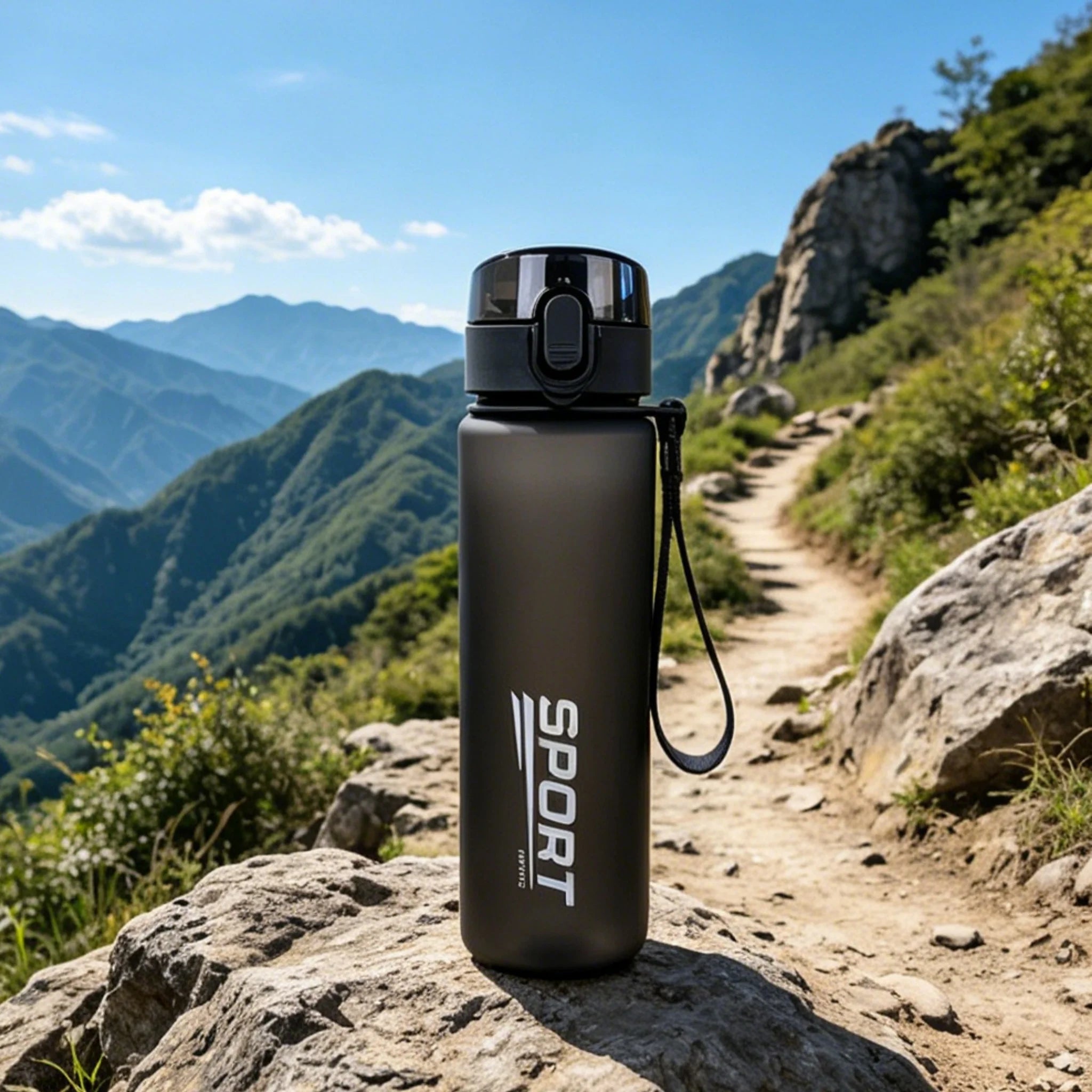 Leak-Proof Sports Water Bottle – BPA-Free Travel & Gym Bottle (400ml / 560ml)