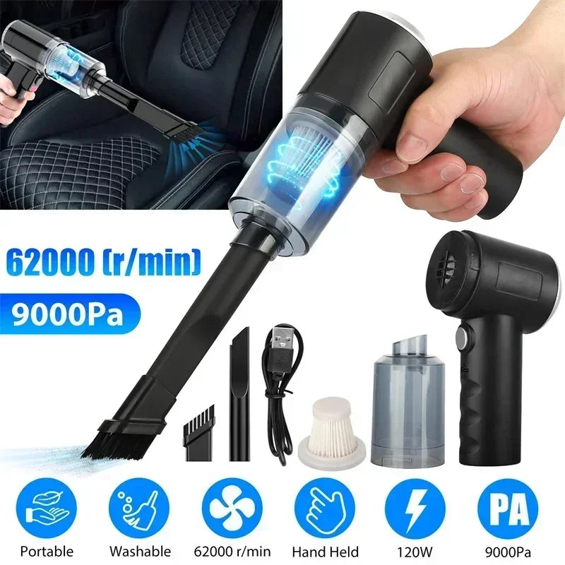 Portable Handheld Car Vacuum Cleaner – Multi-Purpose Mini Vacuum for Vehicle & Home