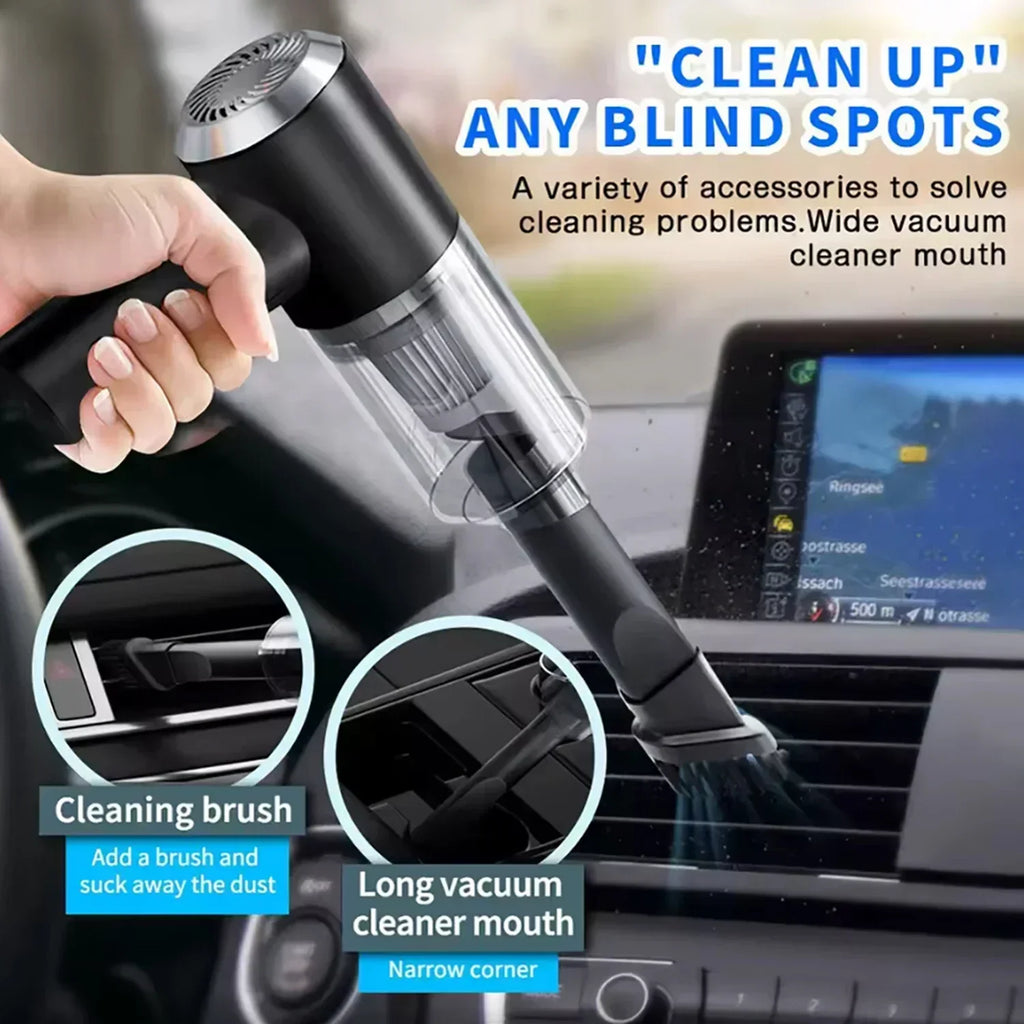 Portable Handheld Car Vacuum Cleaner – Multi-Purpose Mini Vacuum for Vehicle & Home